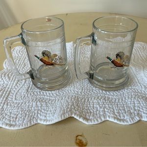 Princess House Vintage Crystal Mugs
